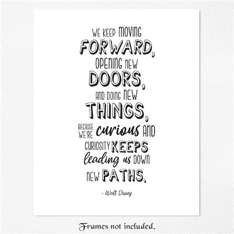Buy Inspirational Walt Disney Quote Prints, 1 (8x10) Unframed Photos ...