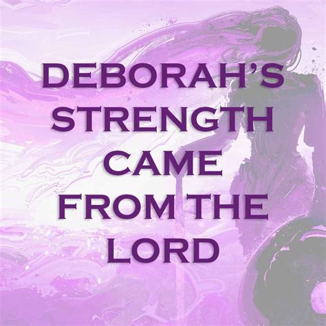 Life lessons from deborah in the bible – Artofit