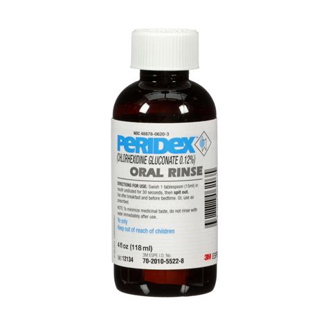 3M Peridex 0.12% Chlorhexidine Rinse 4oz Ea - DDS Dental Supplies