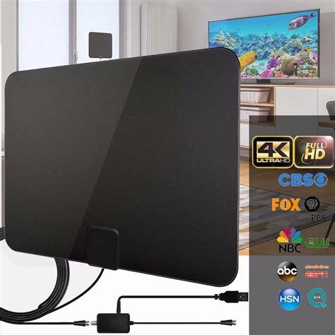Amplified Indoor HD TV Antenna Up to 200 Mile Range, India | Ubuy