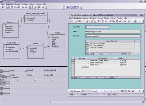 CreateDatabase in OpenOffice 的图像结果