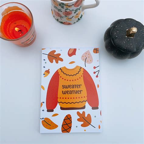 Grande Food Diary Planner Insert Sweater Weather