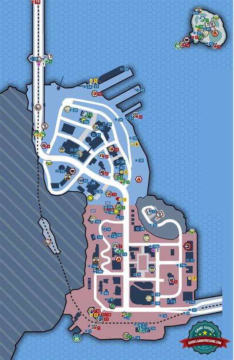 Map Of Lego City Undercover