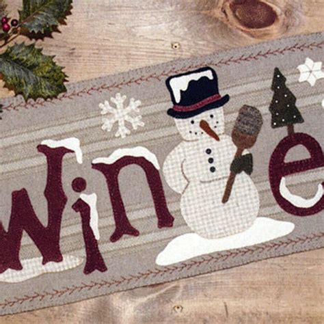 Image result for Winter Table Runner Patterns