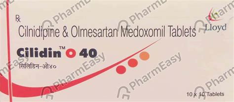Cilidin O 40mg Strip Of 10 Tablets: Uses, Side Effects, Price & Dosage ...