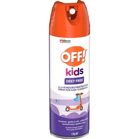 Off! Kids Insect Repellent Spray Deet Free 150g | Woolworths