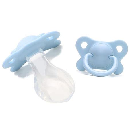 Buy MEIYIN Adult Pacifier Wide-bore Butterfly Shaped Silicone Nipple ...