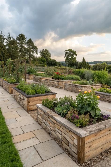16+ Inspiring Layouts for Raised Bed Vegetable Gardens