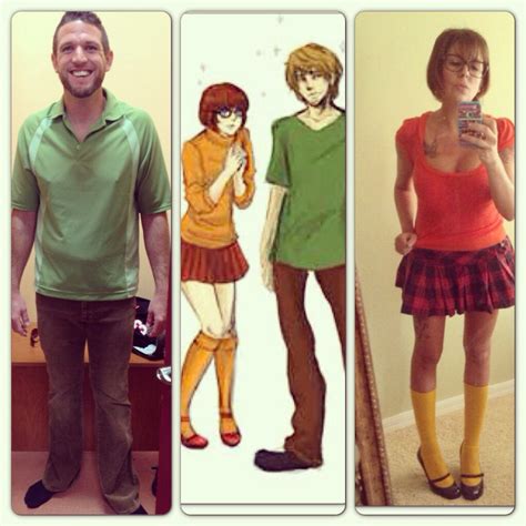 Halloween costumes goodwill DIY Velma and shaggy scooby-doo via ...