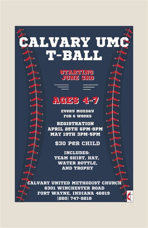 Calvary UMC T-Ball Registration, 6301 Winchester Rd, Fort Wayne, IN ...