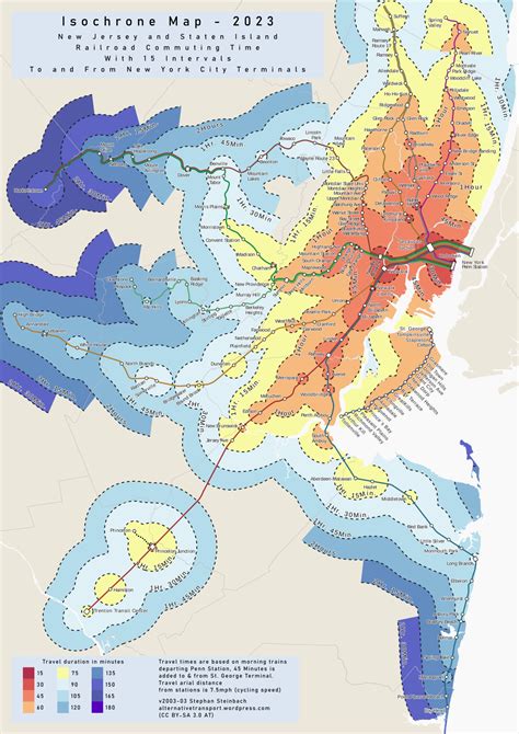 New Jersey and Staten Island Railroad Commuting... - Maps on the Web