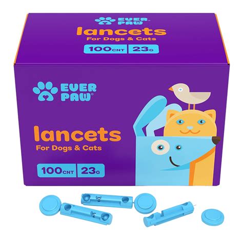 Pet Lancets For Diabetes Testing Glucose Monitoring For Dog Cat ...