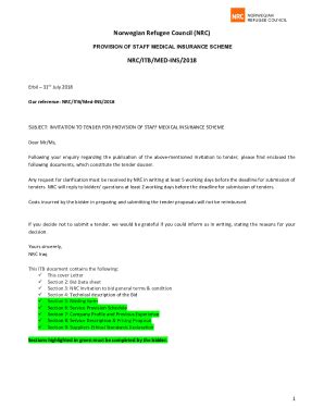 Fillable Online SECTION 3 NRC Invitation to Request for Proposal (RFP ...