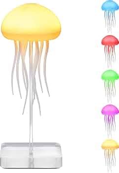 Jellyfish Lamp, Voice Control Jellyfish Lamp with Dancing Legs, RGB ...