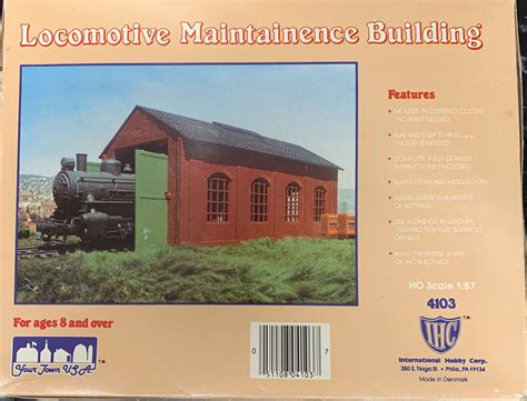 IHC HO Scale Locomotive Engine Building #4103 Building Kit -776 ...