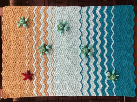 Image result for Crochet Sea Turtle Blanket Pattern