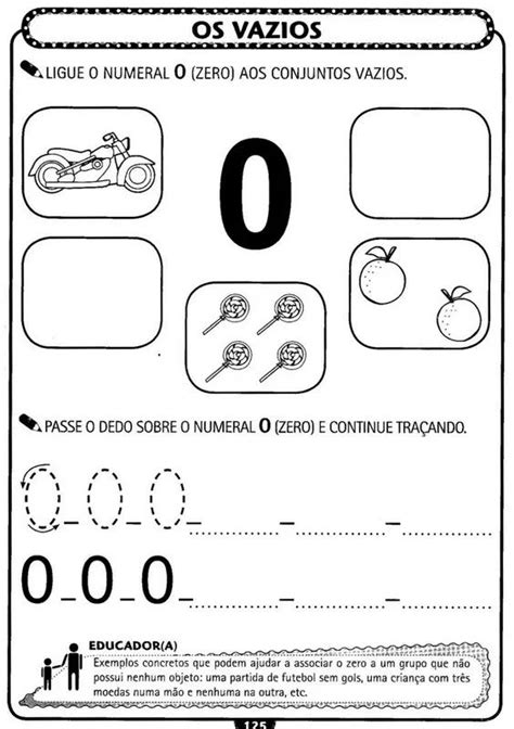 20 Atividades com Número 0 para Imprimir - Educação Infantil e Maternal ...