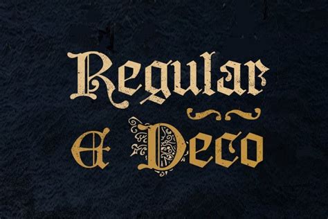 Middle Ages Blackletter Font - Dafont Free