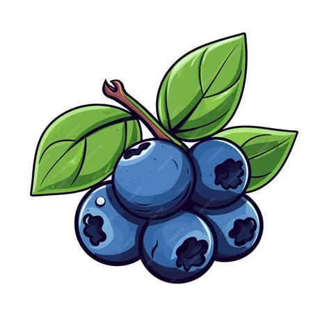 Blueberries Drawing