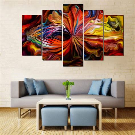 WENS "Makka Madina Laminated 5 Panels Wall Art (24x40 Inch) (Geometric ...