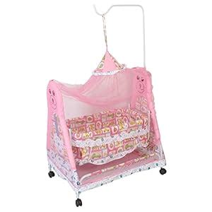 Buy ZOSHOMI Baby Kick and Play Crib Bedding Set with Mosquito Net ...