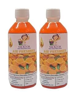 Swacch Air Freshner (200ml) (Pack of 2) Orange : Amazon.in: Home & Kitchen
