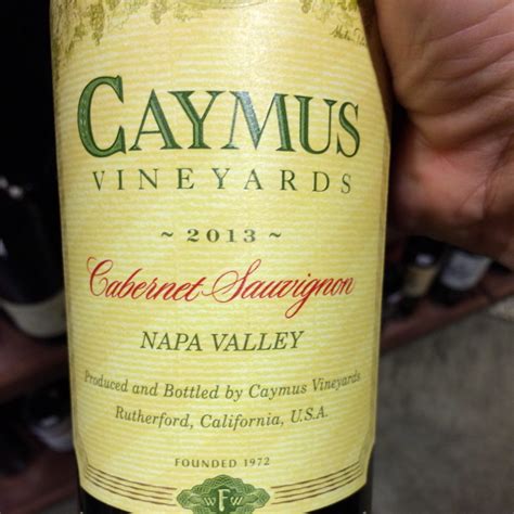 Caymus Vineyards Napa Valley Cabernet Sauvignon