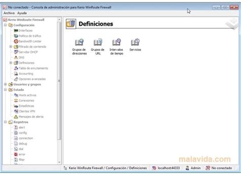 Kerio WinRoute Firewall 7.1 - Download for PC Free