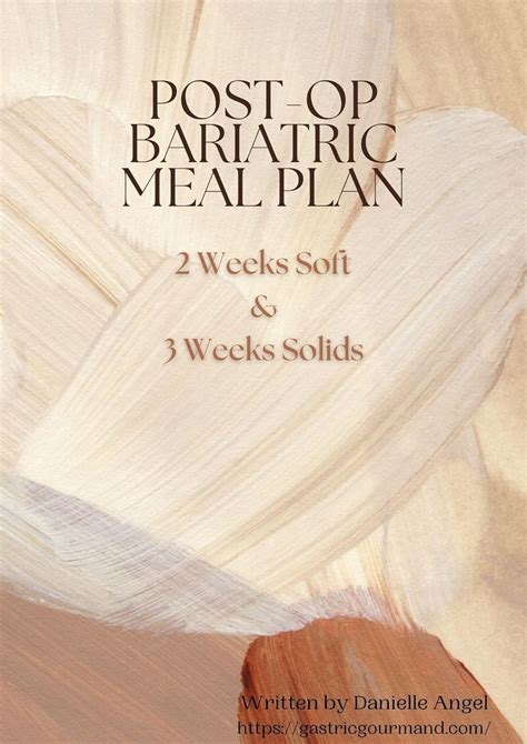 Post-Op Bariatric Meal Plan: 2 Weeks Soft and 3 Weeks Solid eBook ...