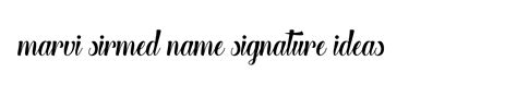 91+ Marvi-sirmed-name-signature-ideas Name Signature Style Ideas ...