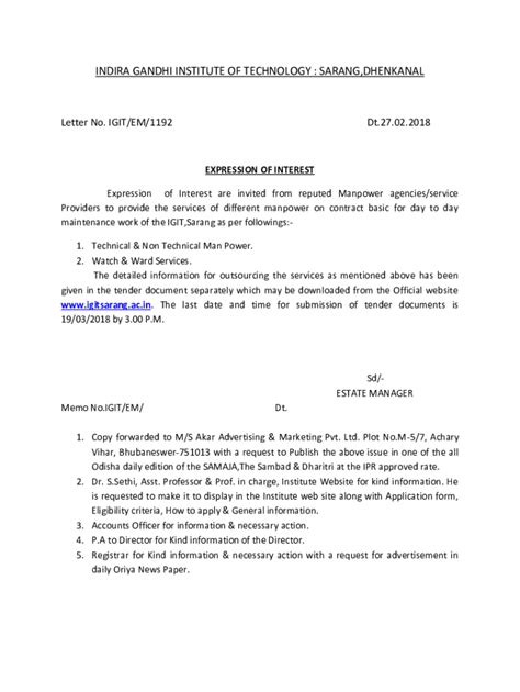 Fillable Online igitsarang ac Career Development Centre, IGIT SARANG's ...