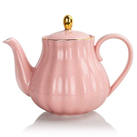 Buy Sweejar Royal Teapot, Ceramic Tea Pot with Removable Stainless ...