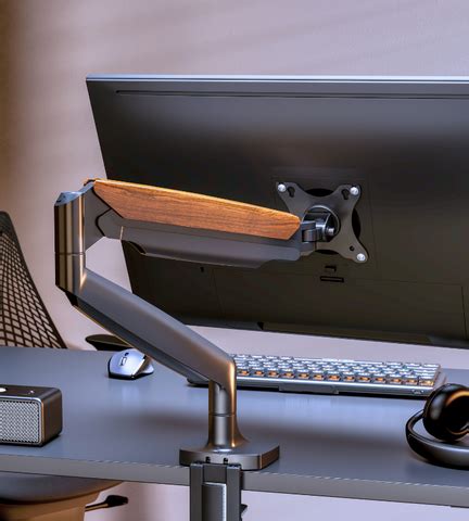 FlowArm™ | Flowlyf Wooden Premium Desktop Monitor Arm – flowlyf