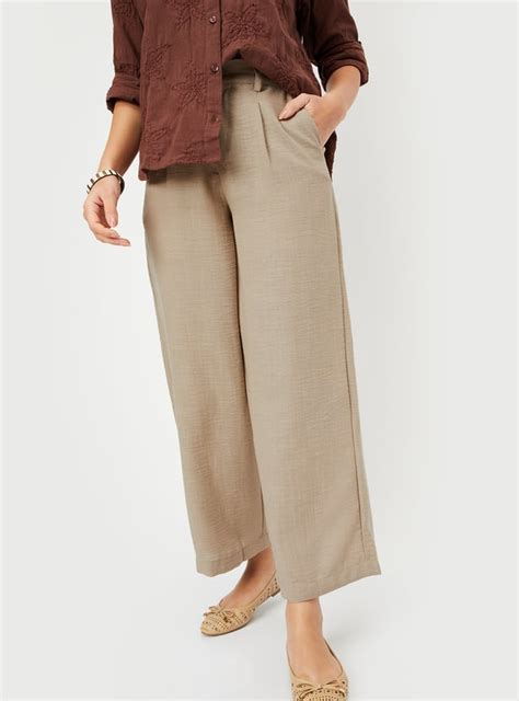 Buy Women Textured Trousers Online at just Rs. 1199.0 - 1000015366653 ...