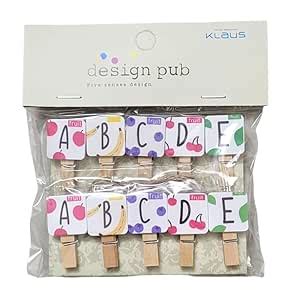 SHAKTISM Cute Designer Postcard Photo Clips Paper Pegs Pin, Clothespin ...
