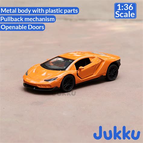 Jukku Resembling Lamborghini Aventador Diecast Car - Pullback, Openabl ...