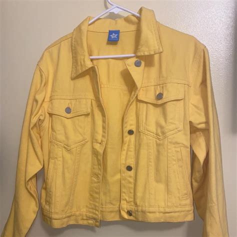 Emma Chamberlain High Key Yellow Denim Jacket Only... - Depop