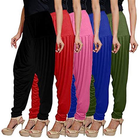 Buy Womens Patiala Pants with Rope and Viscose at Amazon.in