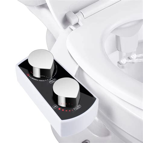 Buy Bidet Toilet Attachment Non-Electric Self-Cleaning Dual Nozzle ...