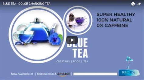 BLUE TEA - COLOR CHANGING TEA- Video – Blue Tea | Health in Every Sip ...