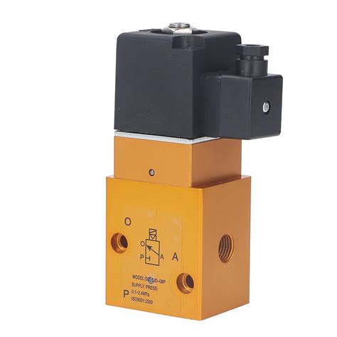 Wedinard Solenoid Valve, G1/4in Solenoid Valve Brass High Pressure Easy ...