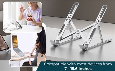 Kratos 7 Angle Adjustable & Foldable Laptop Stand, Overheating ...