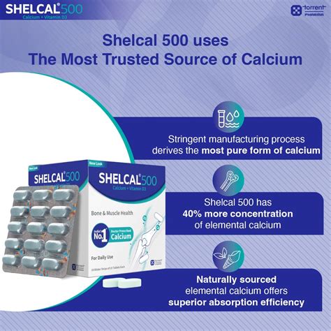Shelcal-500 Tablet | Uses, Side Effects, Price | Apollo Pharmacy
