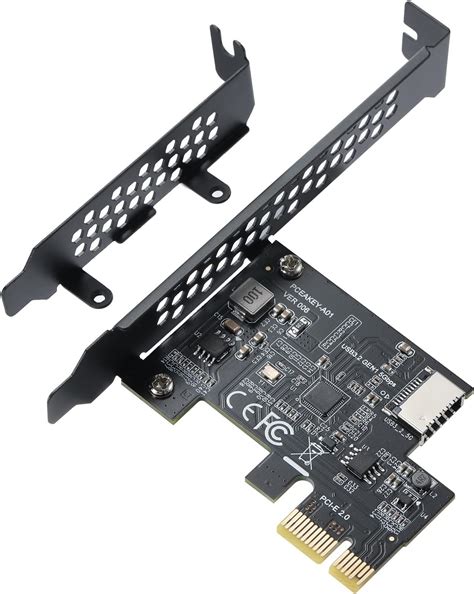 PCI-E PCI Express to USB 3.1 Gen 2 (10 Gbps) Type A+Type C Expansion ...