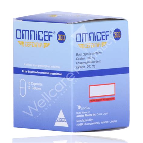 Omnicef 300Mg Capsules 10'S - Wellcare Pharmacy