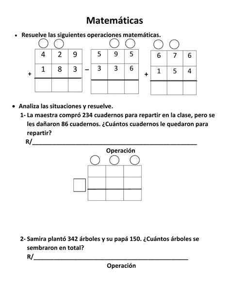 Image result for Matematica Con Operaciones