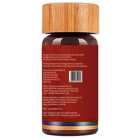 Buy Biogetica Ashwagandha, 60 Capsules : ClickOnCare.com