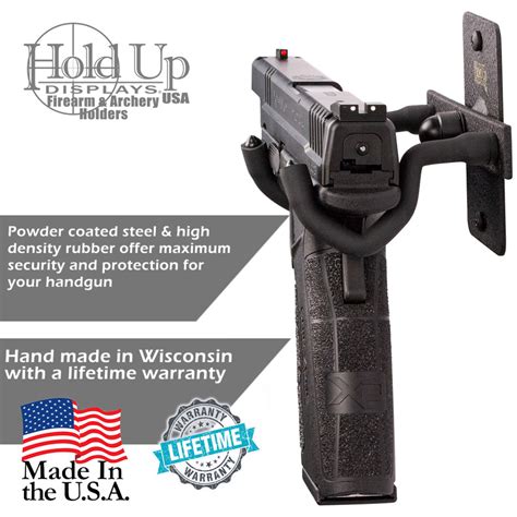 Hold Up Displays Wall Mount Pistol Holder HD09 - Safe and Vault Store.com