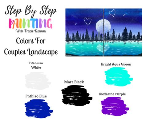 Image result for Paint Night Tutorial Couples