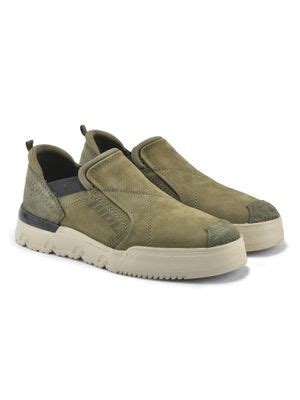Buy WOODLAND Men Olive Sneakers (EURO 39) Online